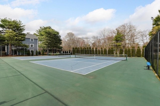 4 Post Oak Ln Unit 15, Natick, MA 01760 - view of tennis court with community basketball court