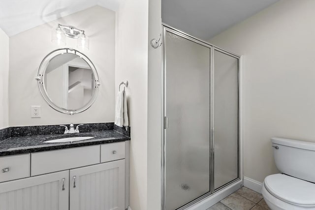 32 Rideout Rd, Hollis, NH 03049 - bathroom with vanity, a shower stall, and tile patterned flooring