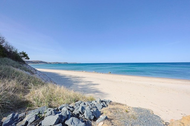 water view featuring nearby beach