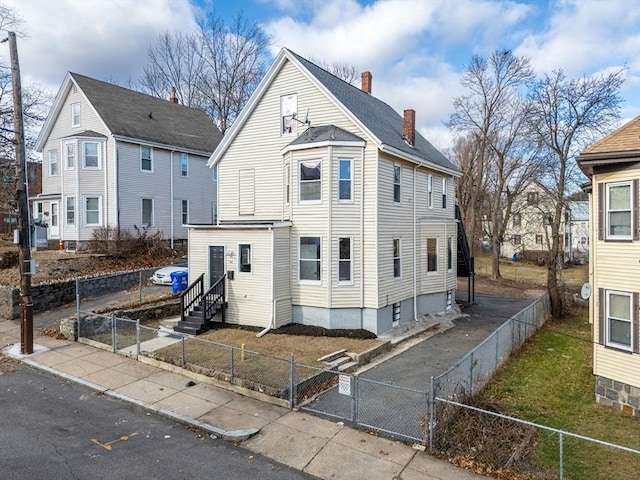 view of rear view of property