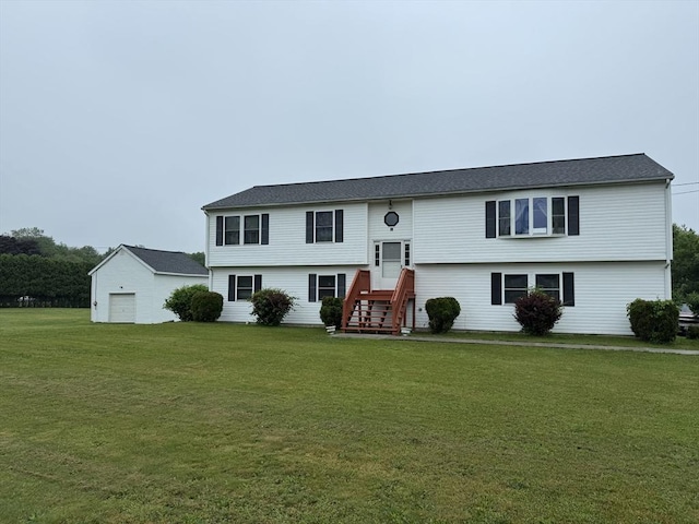99 Spring St, Rehoboth, MA 02769 - bi-level home with a front yard