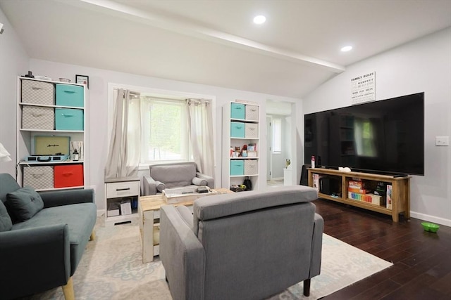 47 Leno Rd, Holland, MA 01521 - living area with wood finished floors, baseboards, and recessed lighting