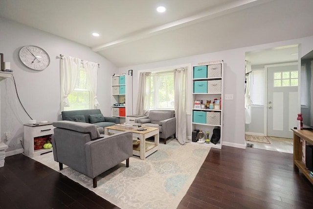 47 Leno Rd, Holland, MA 01521 - living room with hardwood / wood-style floors, plenty of natural light, baseboards, and recessed lighting