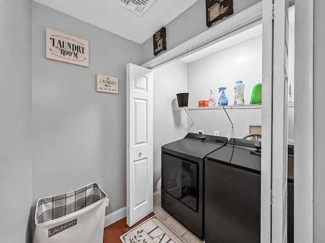 15 Stone Fence Dr, Derry, NH 03038 - washroom with washer and dryer and wood finished floors