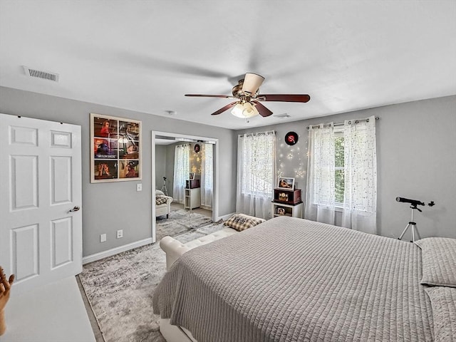 15 Stone Fence Dr, Derry, NH 03038 - carpeted bedroom with a closet and a ceiling fan