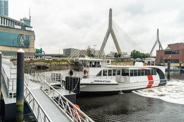 100 Lovejoy Wharf Unit 5N, Boston, MA 02114 - dock area featuring a water view
