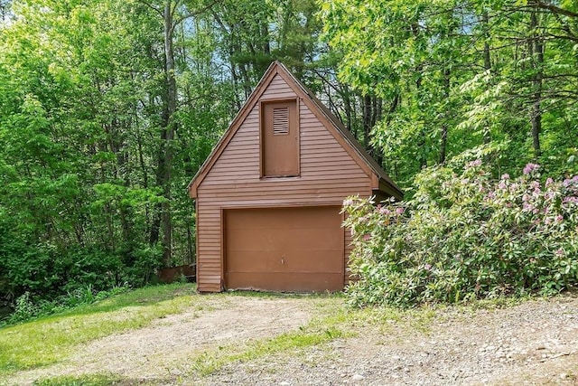 40 Lombard Rd, Hubbardston, MA 01452 - view of detached garage