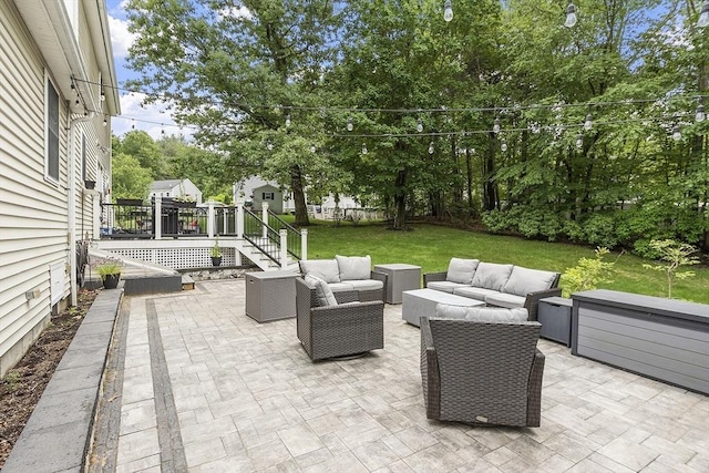 51 Carrie Ann Ln, Fitchburg, MA 01420 - view of patio / terrace with an outdoor hangout area and a deck