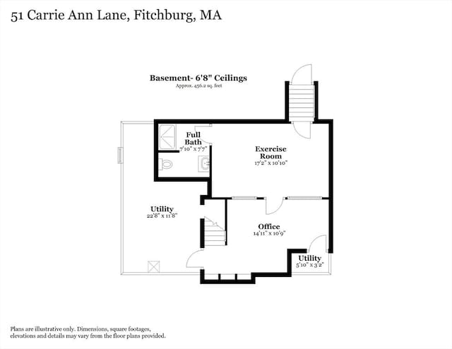 51 Carrie Ann Ln, Fitchburg, MA 01420 - view of room layout