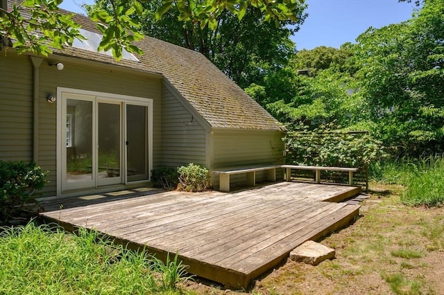 30 Huntley Rd, Hingham, MA 02043 - view of wooden deck