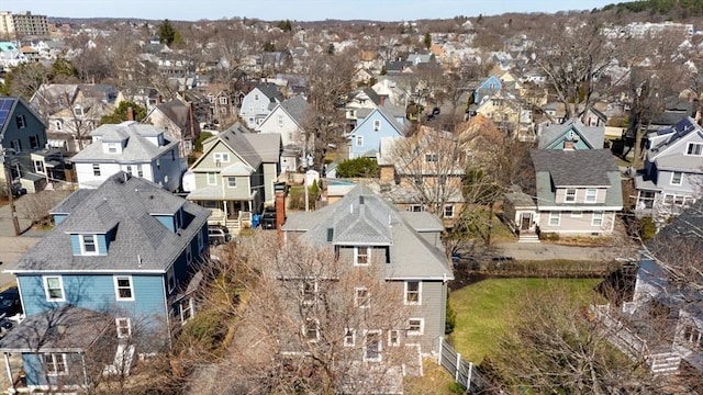 drone / aerial view featuring a residential view