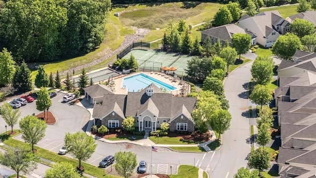 15 Herrick Dr Unit 15, Methuen, MA 01844 - drone / aerial view of a pool area