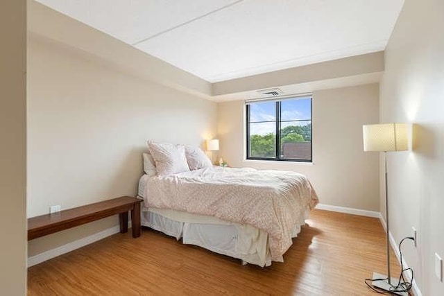 200 Ledgewood Dr Unit 604, Stoneham, MA 02180 - bedroom with light wood finished floors and baseboards
