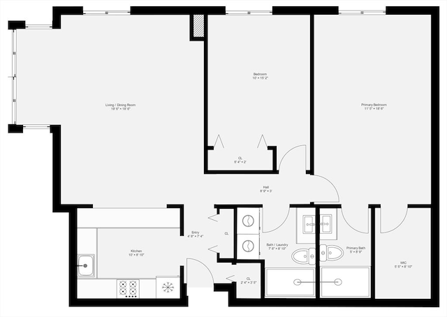 200 Ledgewood Dr Unit 604, Stoneham, MA 02180 - view of property floor plan