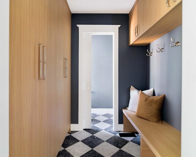 13 Mellen St, Cambridge, MA 02138 - mudroom featuring tile patterned floors