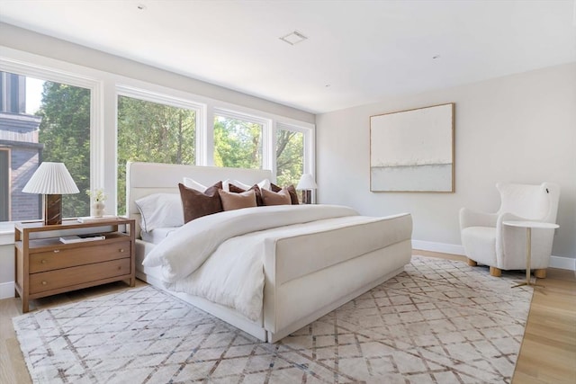 13 Mellen St, Cambridge, MA 02138 - bedroom featuring multiple windows, wood finished floors, and baseboards