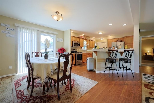4 Colonial Rd, Webster, MA 01570 - dining area featuring wood finished floors and recessed lighting