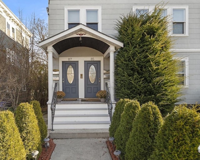 view of entrance to property