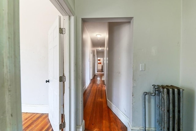 107 Devon St, Boston, MA 02121 - hallway with radiator heating unit and wood finished floors