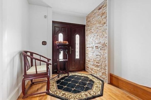 21 Parker St, Boston, MA 02129 - foyer featuring light wood-style flooring
