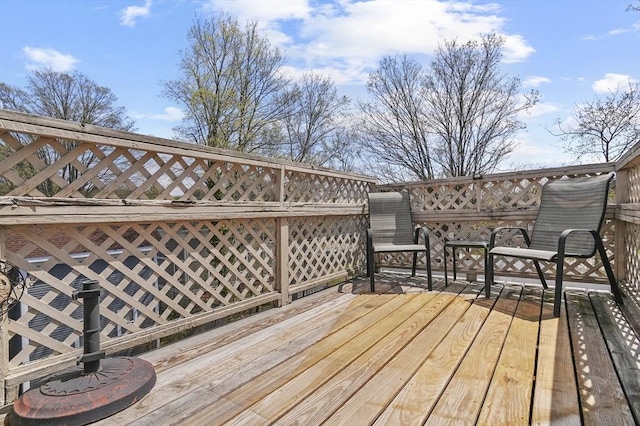 view of deck