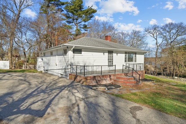 view of ranch-style home