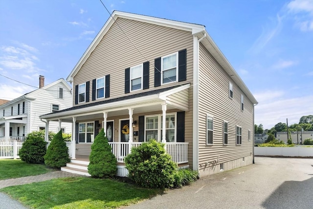 63 Prospect St Unit 2, Woburn, MA 01801 - view of front facade with covered porch