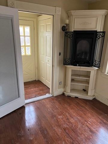 interior space featuring hardwood / wood-style floors