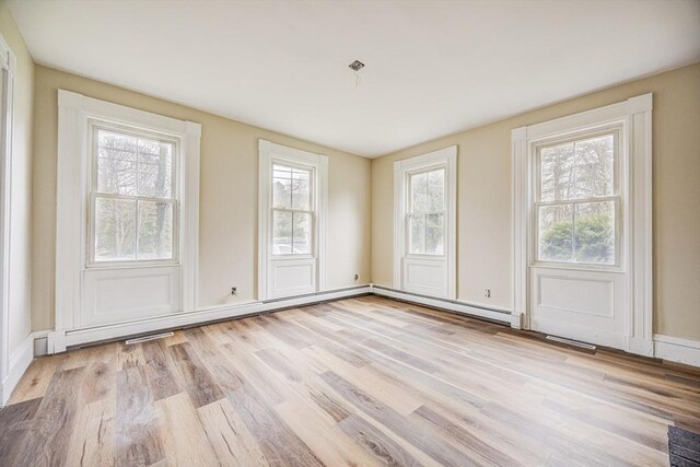 6 Nemasket St, Middleboro, MA 02346 - spare room featuring light wood finished floors and baseboard heating