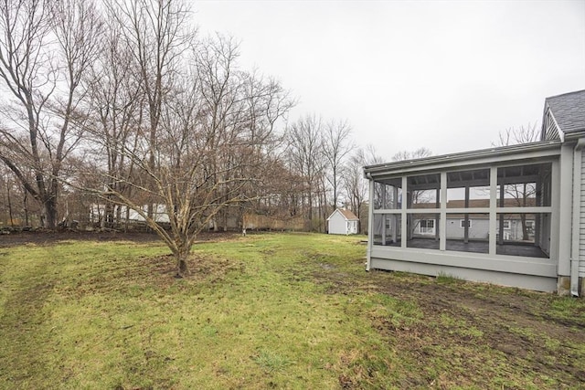 6 Nemasket St, Middleboro, MA 02346 - view of yard featuring a sunroom