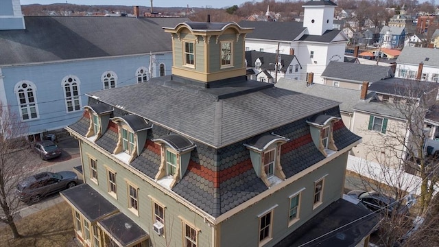 bird's eye view featuring a residential view