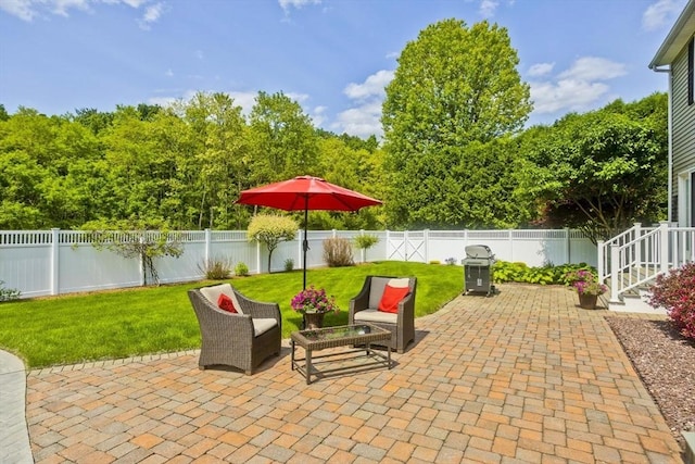 47 Avis Cir, Northampton, MA 01062 - view of patio with a grill