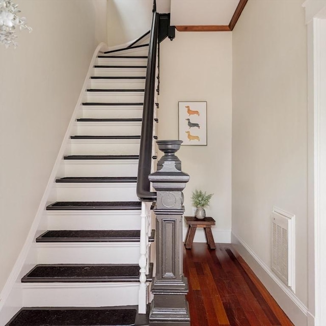17 Rockview St Unit 1, Boston, MA 02130 - staircase with wood finished floors and baseboards