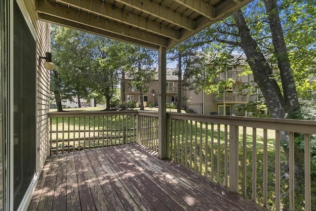 1702 Lewis O Gray Dr Unit 1702, Saugus, MA 01906 - wooden terrace with a residential view and a lawn