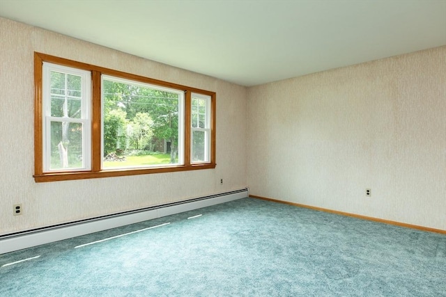 4 Morningside Dr, Beverly, MA 01915 - carpeted empty room featuring a baseboard heating unit