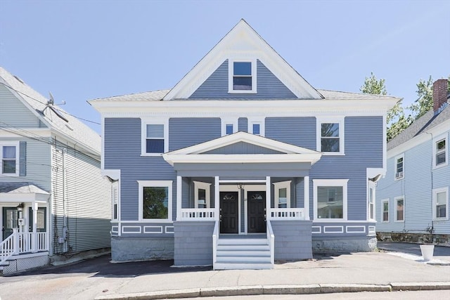 20-22 Ashland Ave, Methuen, MA 01844 - traditional style home featuring a porch