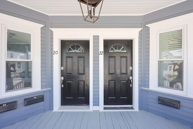 20-22 Ashland Ave, Methuen, MA 01844 - doorway to property featuring a porch