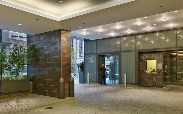 45 Province St Unit U1602, Boston, MA 02108 - community lobby featuring recessed lighting