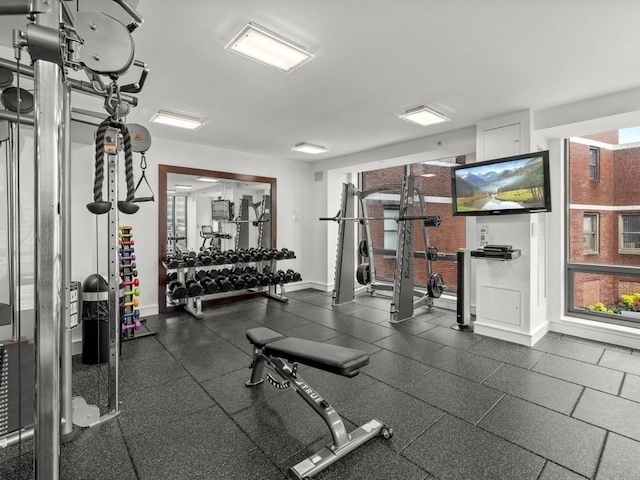 45 Province St Unit U1602, Boston, MA 02108 - workout area featuring baseboards