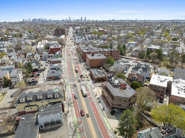 9-11 Edmunds St, Cambridge, MA 02140 - aerial view of property's location with nearby urban area