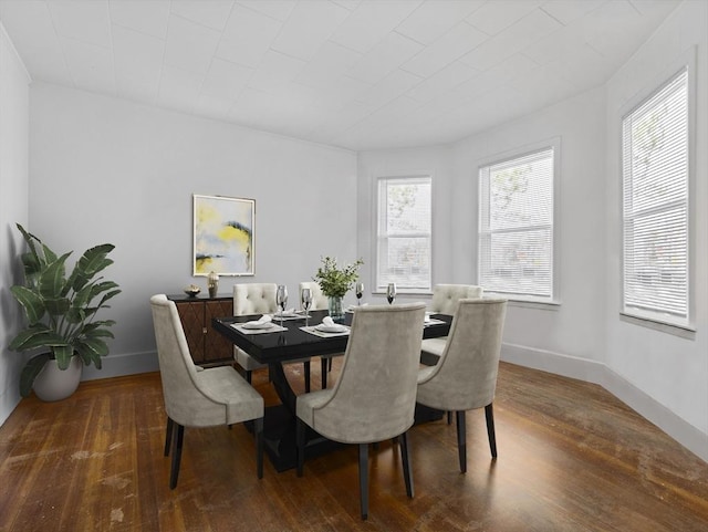 9-11 Edmunds St, Cambridge, MA 02140 - dining space with hardwood / wood-style flooring and baseboards