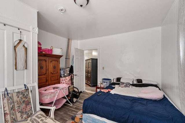 376 Elm St, Fitchburg, MA 01420 - bedroom featuring wood finished floors