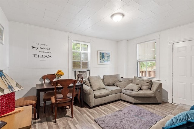 376 Elm St, Fitchburg, MA 01420 - living area with wood finished floors