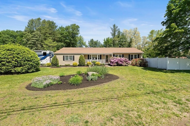 1 Redgate Ln, Holden, MA 01520 - ranch-style home featuring a porch
