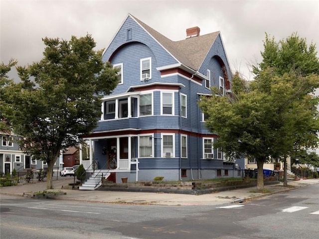 view of victorian house