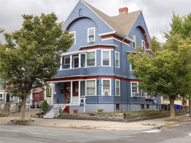 view of victorian home