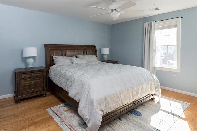 27 Mill St Unit B, Quincy, MA 02169 - bedroom featuring light wood finished floors, baseboards, and ceiling fan