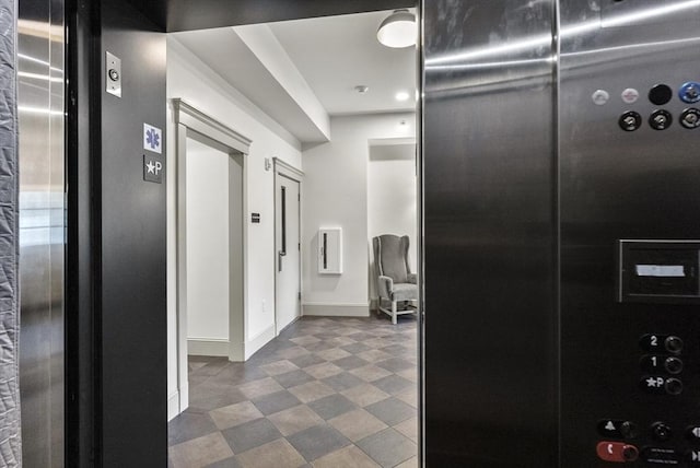 corridor with elevator