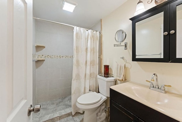 44 Drexel St, Worcester, MA 01602 - bathroom with toilet, vanity, and a tile shower