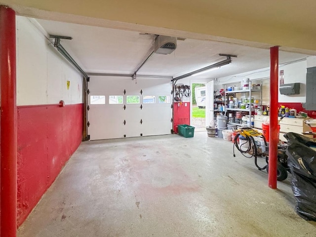 44 Drexel St, Worcester, MA 01602 - garage with a garage door opener